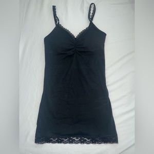 Black laced trim Camisole top.